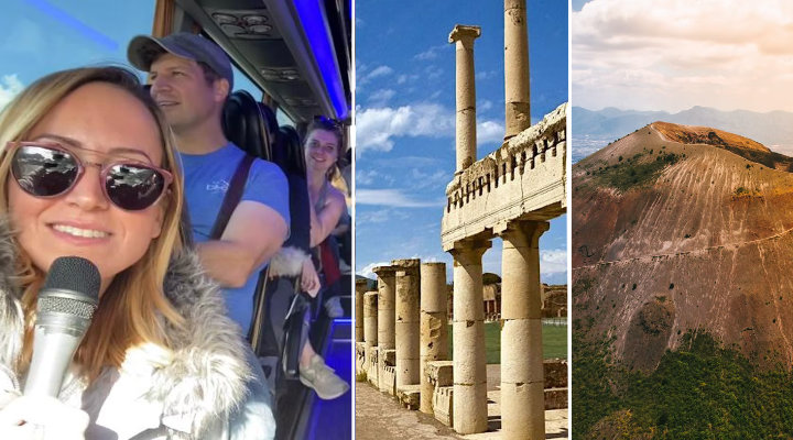 Guided tour to Pompeii and Vesuvius, round trip from Naples