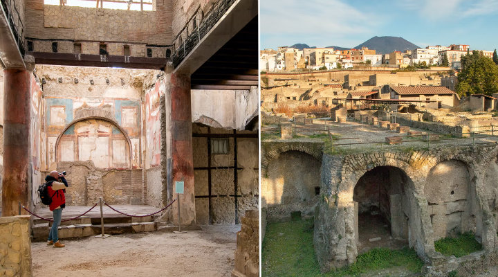 Biglietti di ingresso agli scavi di Ercolano