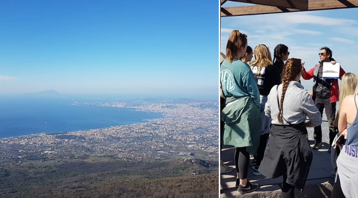 Visita guidata al cratere del Vesuvio, partenza da Napoli e ritorno