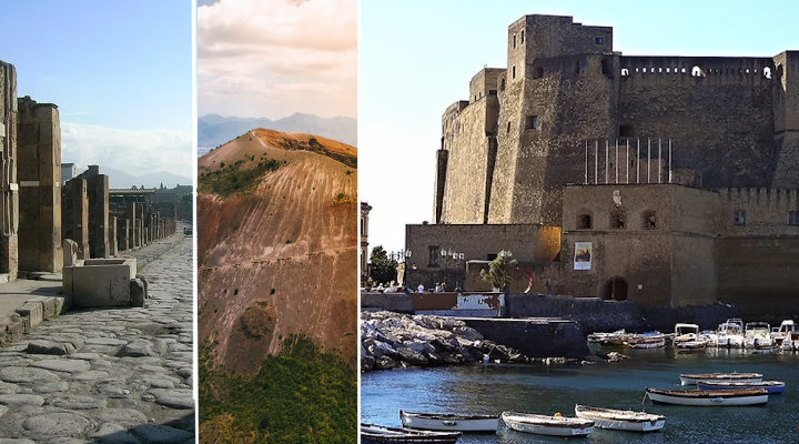 Pompei, Vesuvio, Napoli